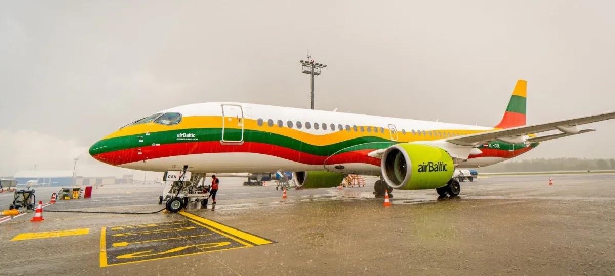 Magnetic MRO paints Airbus into Lithuanian flag